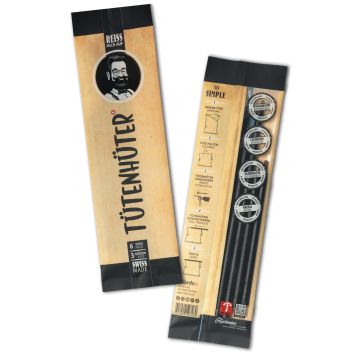 Tütenhüter 6er Set schwarz