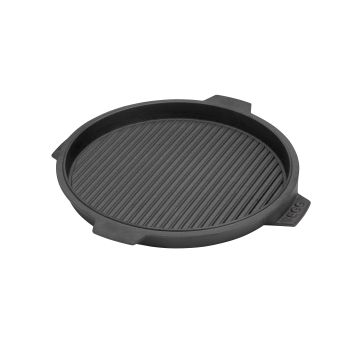 Grillplatte, zweiseitig aus Gusseisen  35 cm