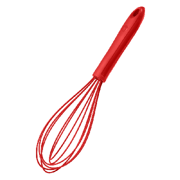 Schneebesen 27cm von Kochblume in rot