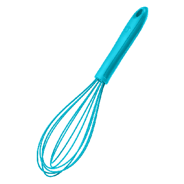 Schneebesen 27cm von Kochblume in türkis