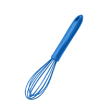 Schneebesen 22cm von Kochblume in blau