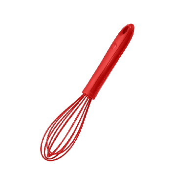 Schneebesen 22cm von Kochblume in rot