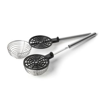 Fonduesiebe mit Deckel, 2 Stück