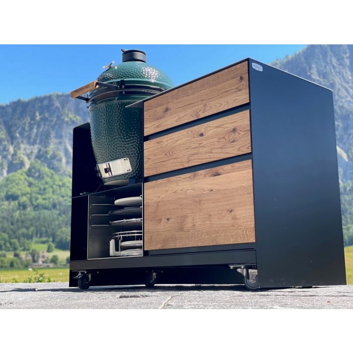Perazelli Tisch 2 tlg. für Big Green Egg Large und XLarge
